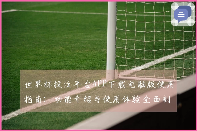 世界杯投注平台APP下载电脑版使用指南：功能介绍与使用体验全面剖析
